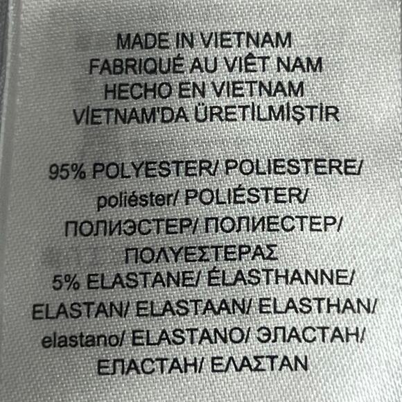 Lauren Ralph Lauren Blue White Abstract Cap Sleeve Sheath Dress Size 16 - Picture 7 of 8